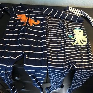 2 Carter’s Cotton Footed Sleep & Play 24 months